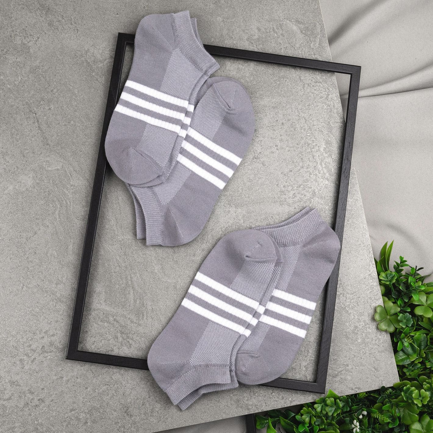Носки женские 12 пар летние &laquo;Active Line &ndash; Black&Grey&raquo; хлопок премиум сегмент размер 35-38  68Н.6/70Н.6 фото