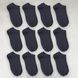 Носки женские 12 пар &laquo;Dark Grey&raquo; короткие хлопок премиум сегмент размер 35-38 21006ds 49Н.12 фото 1